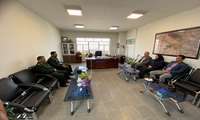 دیدار و گفتگو مدیر شبکه بهداشت و درمان شهرستان رزن با سرهنگ خرمی فرمانده سپاه ناحیه رزن